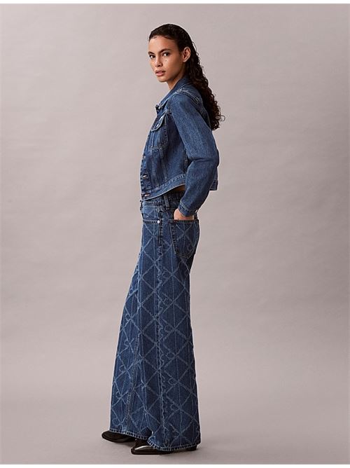 cropped 90s jkt indigo CALVIN KLEIN JEANS | LV047E629GMZK